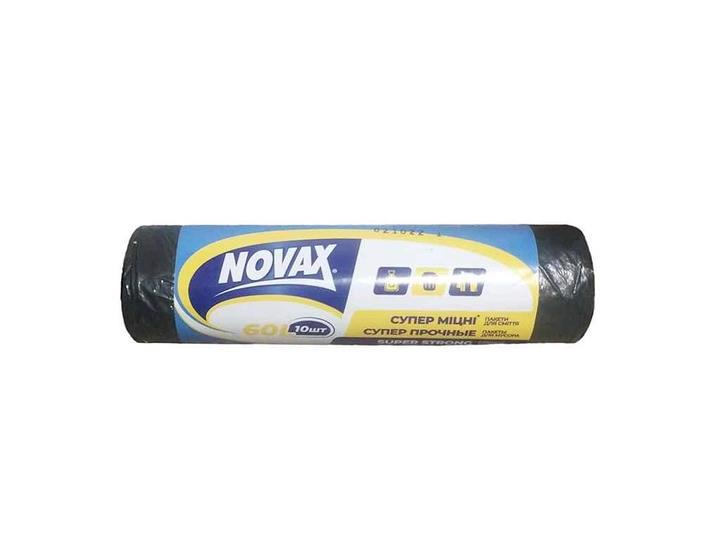 Пакети д/сміття NOVAX Strong 60л 10 шт