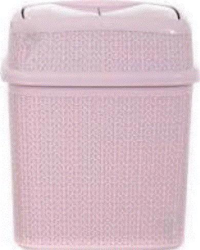 Ведро д/мусора UCS Drop 4л пурпурно-розовый 131005.1