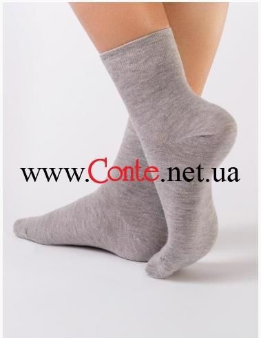 Шкарпетки жіночі CONTE Comfort 14С-114СП р.23 сіро-бежев.