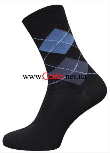 Шкарпетки чоловічі БЧК Classic 2122 016 р.25 чорні