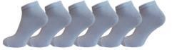 Шкарпетки жіночі LOMANI 0001WG снікерс р.36-40 білі