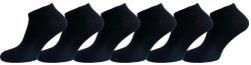 Шкарпетки жіночі LOMANI 0001WG снікерс р.36-40 чорні