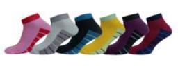 Шкарпетки жіночі LOMANI 0018WG спортивні р.36-40 б/смужки мікс