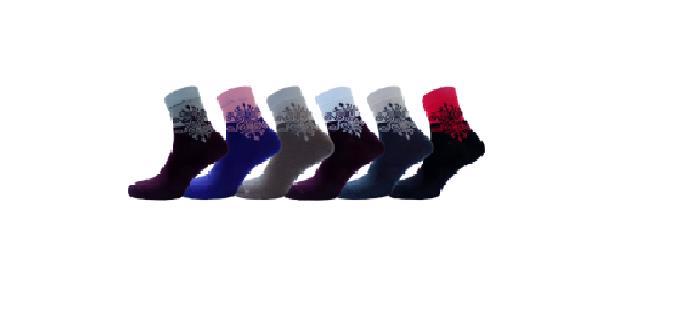 Шкарпетки жіночі LOMANI 207WG хлопок 100% р.36-40 задзеркалля мікс