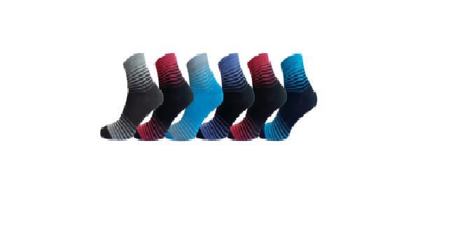 Шкарпетки жіночі LOMANI 0006WG р.36-40 градієнт мікс