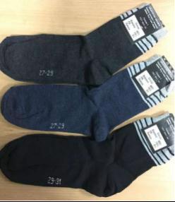 Шкарпетки чоловічі ЖИТОМИР Класичні сітка р.25 джинс 36244