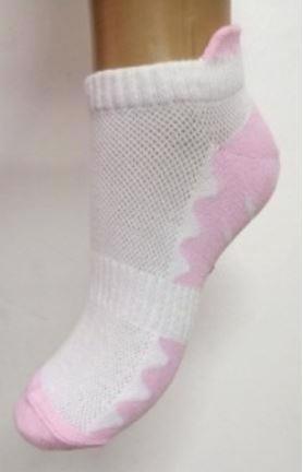 Шкарпетки жіночі PREMIER SOCKS 14В35/5/1 р.23-25 спорт біло-рожеві