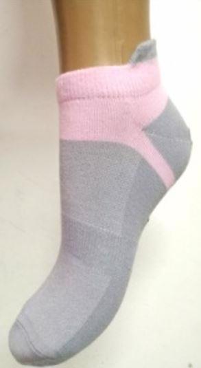 Шкарпетки жіночі PREMIER SOCKS 14В35/5/1 р.23-25 спорт сіро-рожеві
