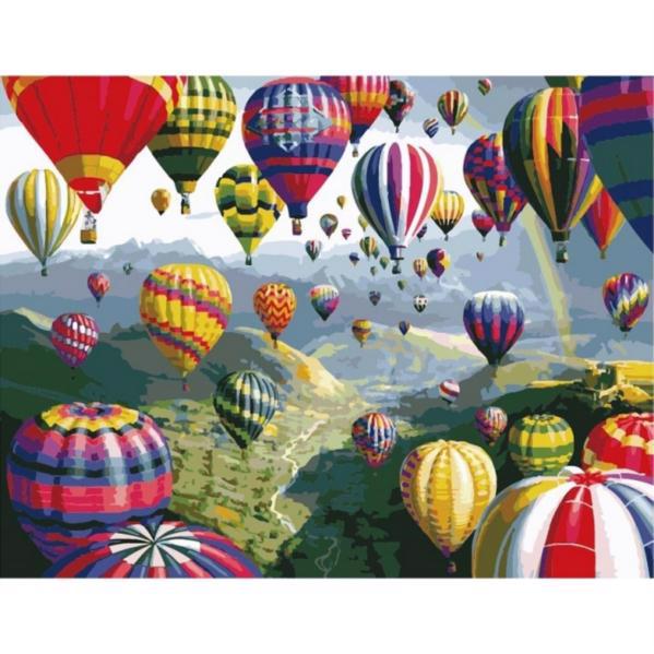 Картина по номерам ІДЕЙКА "Воздушные шары" 40*50см КНО1056
