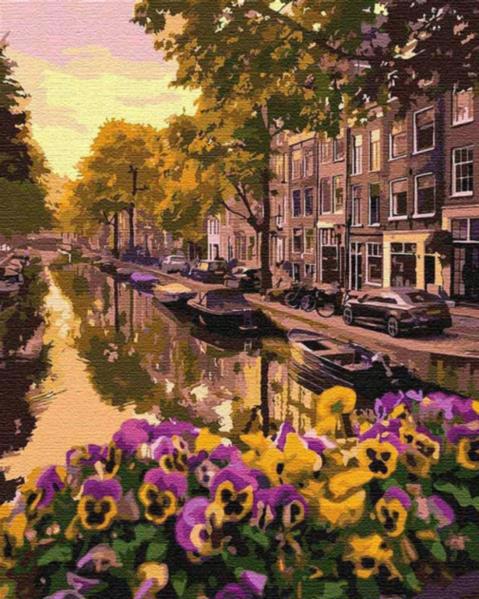 Картина за номерами ІДЕЙКА "Амстердам" 40*50см КНО3553