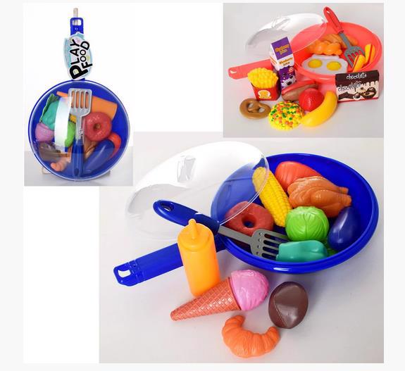 Іграшка пласт. Сковорідка + продукти в асорт. XG1075-2-3
