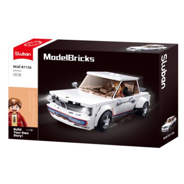 Игрушка пласт. SLUBAN Конструктор "Model Bricks": Классический автомобиль, 277 дет. M38-B1126