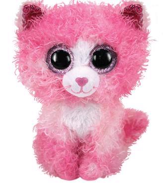 Іграшка м'яка TY Beanie Boo's Рожеве кошеня "Reagan" 15см 36308
