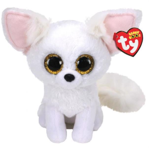 Іграшка м'яка TY Beanie Boo's Біла лисиця "Fennec" 15см 36225
