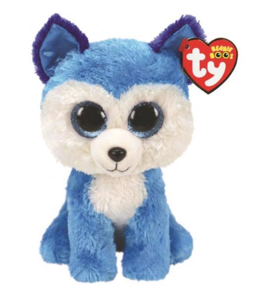 Іграшка м'яка TY Beanie Boo's Блакитний хаскі "Prince" 15см 36310