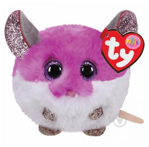 Игрушка мягкая TY Puffies Мышка "Purple" 42505