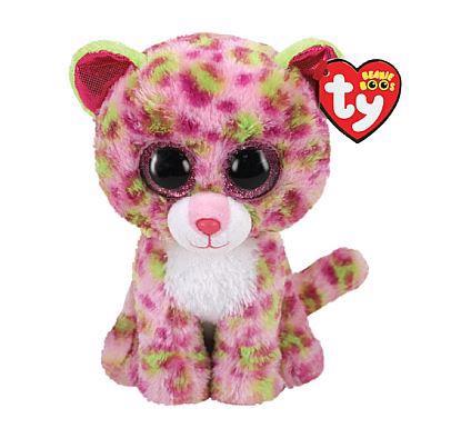Игрушка мягкая TY Beanie Boo's Розовый леопард "Leopard" 15см 36312