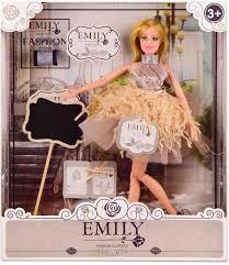 Игрушка пласт. Кукла "Emily" + аксесс. QJ090