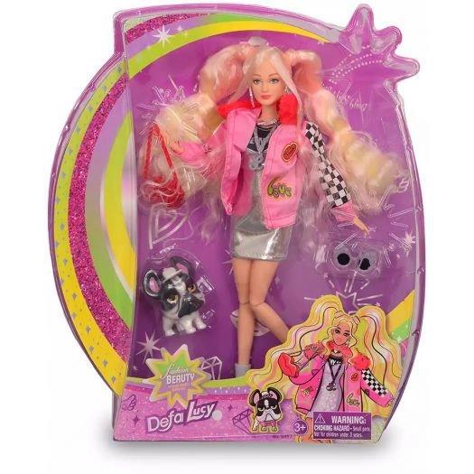 Іграшка пласт. DEFA LUCY Лялька з тваринкою 8497