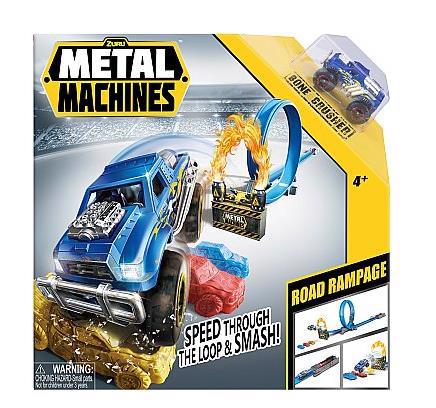 Іграшка пласт. ZURU Трек Metal machines "Road Rampage"+ 4 машинки 6701