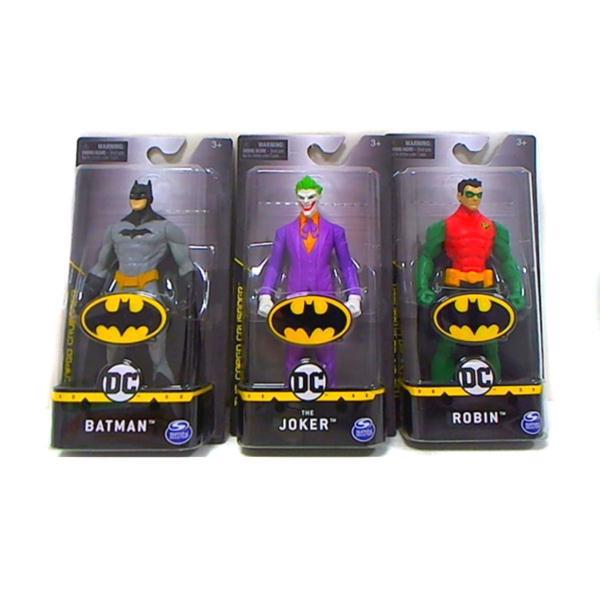 Іграшка пласт. SPIN MASTER Фігурка Batman/Robin/Joker 15см в асорт. 6055412
