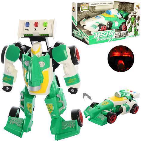 Іграшка пласт. Робот-трансформер "Машина" (звук+світло) D622-H045