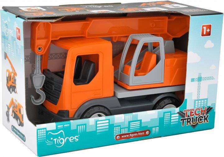 Іграшка пласт. TIGRES Tech truck Машина "Кран" /коробка/ 39890