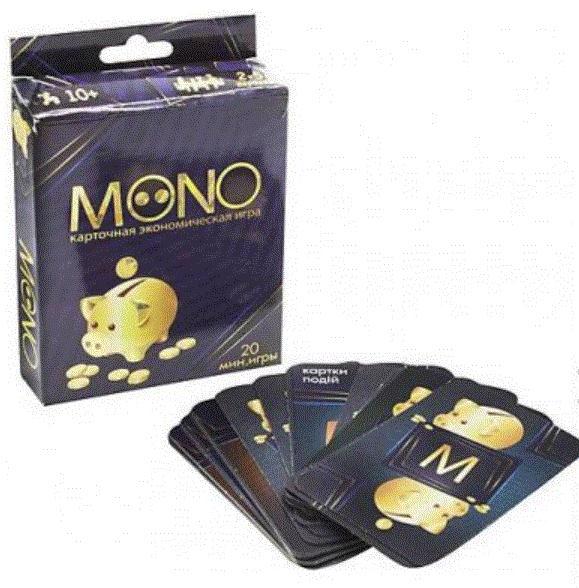 Гра настільна STRATEG "Mono" карткова рос. 30756