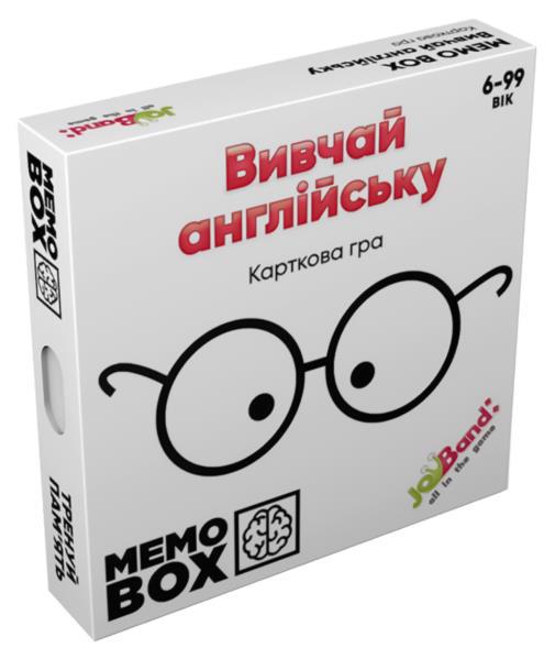 Гра настільна JOY BAND MemoBox "Вивчай англійську" MB0004