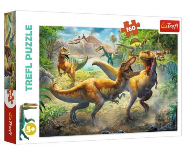 Пазлы TREFL "Битва Тиронозавров" 160эл