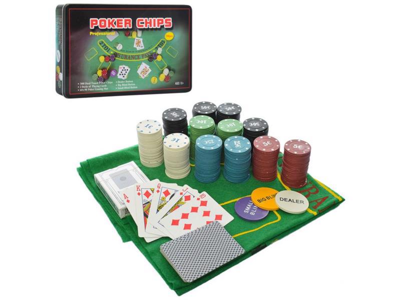 Игра настольная "Покер" 300 фишек A164