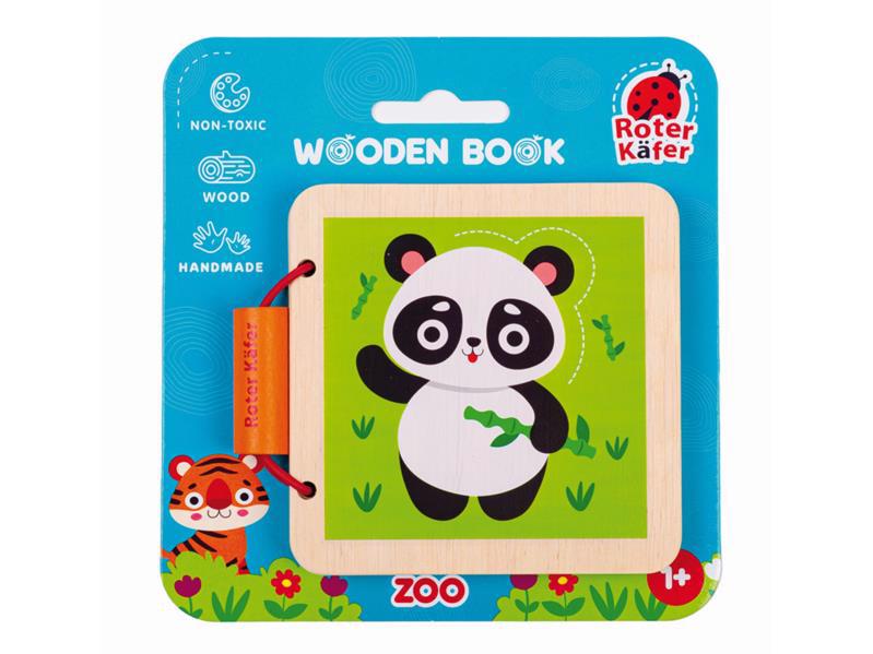 Книга ROTER KAFER "Zoo" деревянная RW3030