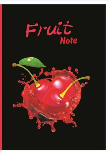 Блокнот А5 40л PROFIPLAN "Frutti note. Burgundy" 900145