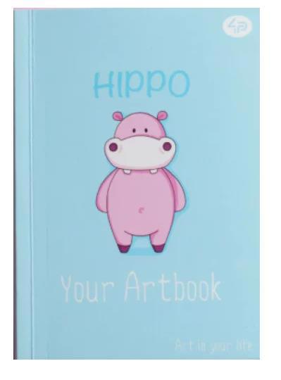 Блокнот А5 48л PROFIPLAN "Artbook. Hippo" 902323