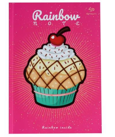 Блокнот А5 48л PROFIPLAN Artbook Rainbow "Cake" рожевий 901197