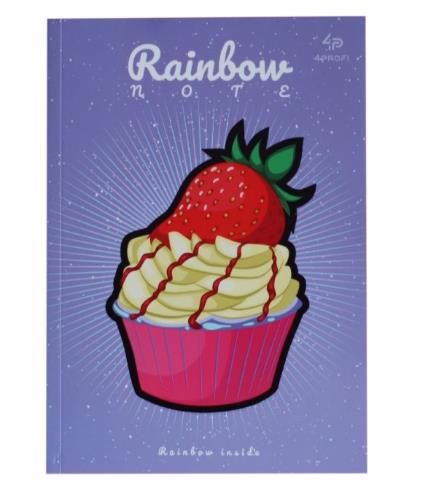 Блокнот А5 48л PROFIPLAN "Candy Rainbow Note" фіолетовий 901210