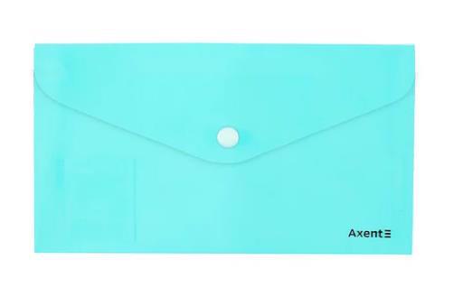 Папка-конверт DL AXENT Pastelini на кнопке 180мкм неомятная 1414-09-A