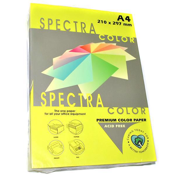 Бумага А4 SPECTRA COLOR неон. желтая 75г/м кв. 500 листов 363