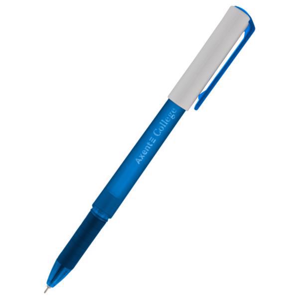 Ручка гелевая синяя AXENT College 0.5мм AG1075-02-A
