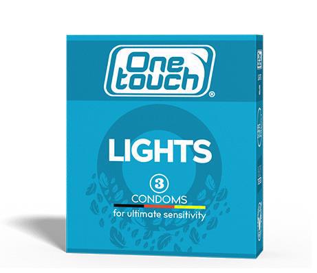Презервативи ONE TOUCH Lights особливо тонкі  3шт