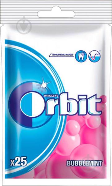 Гумка жувальна ORBIT Bags Bubblemint 25шт