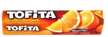 Цукерка жувальна KENT Tofita зі смаком апельсина 47г
