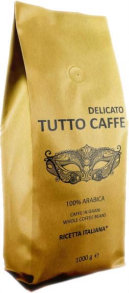 Кава зернова TUTTO CAFFE Delicato 100% арабика 1.0кг