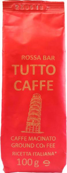 Кава мелена TUTTO CAFFE Rosso 50% робуста/50% арабіка 100г