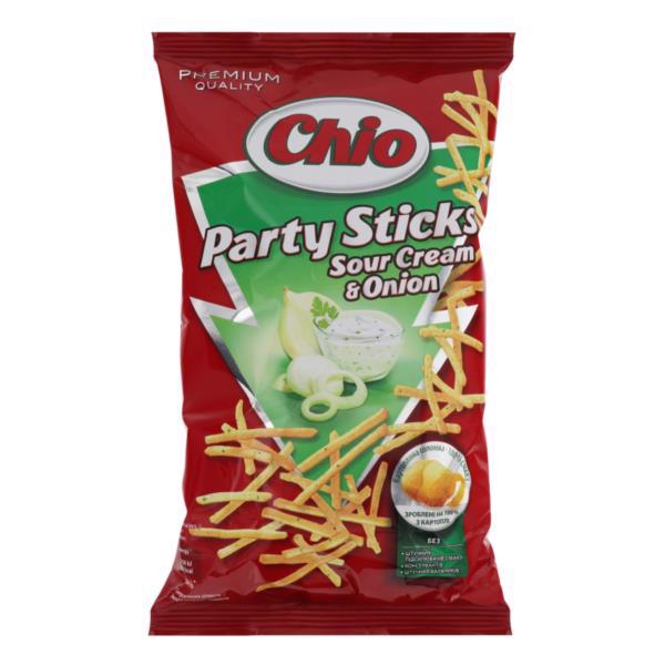 Соломка картопляна CHIO Party Sticks сметана та цибуля 70г