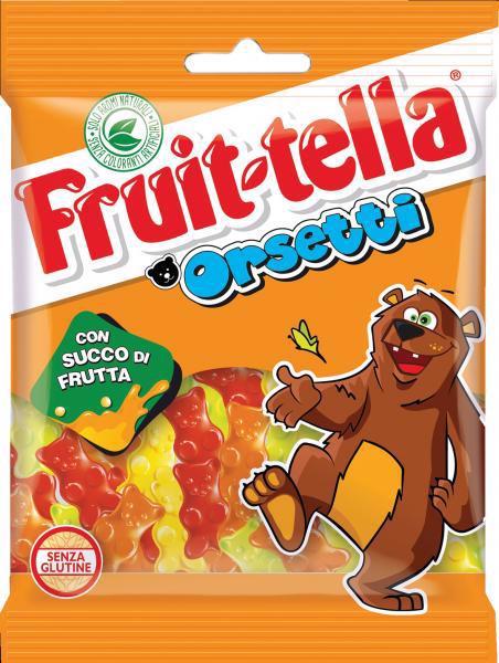 Конфеты жевательные FRUIT-TELLA Orsetti 90г