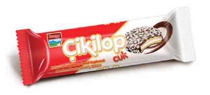 Печенье-сэндвич SARAY Cikilop с маршмелоу в какао глазури и кокос. стружке 50г