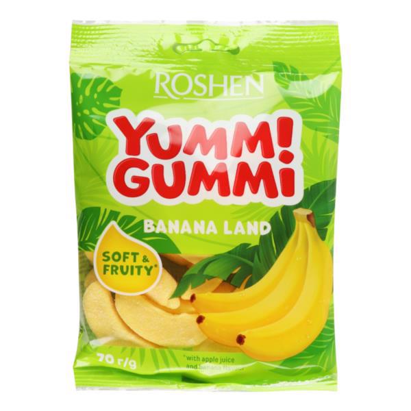 Цукерки желейні ROSHEN Yummi Gummi Banana Land 70г
