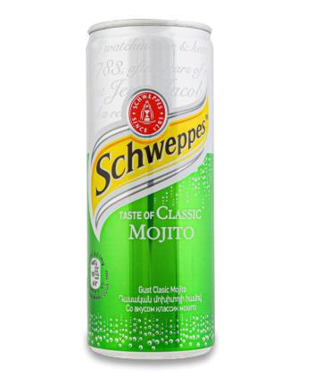 Напій безалкогольний SCHWEPPES Мохіто 0.25л з/б