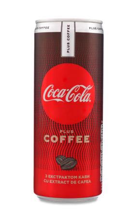 Вода газована COCA-COLA з екстрактом кави 0.25л ж/б